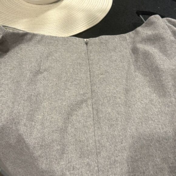 B25 Wilfred Free Womens Gray Wrap-Front Mini Skirt Size 2 XS EUC Preowned - Picture 4 of 9